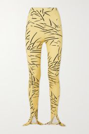 Rodarte Leaf Print Leggings at Net a Porter